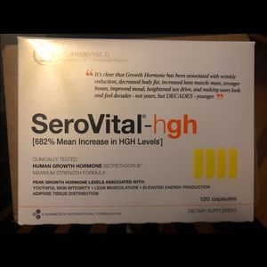 Serovital hgh 120 capsules new in box